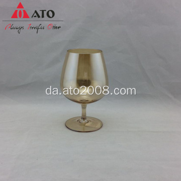 Amber Crystal Brandy Glass High Grade vinglas